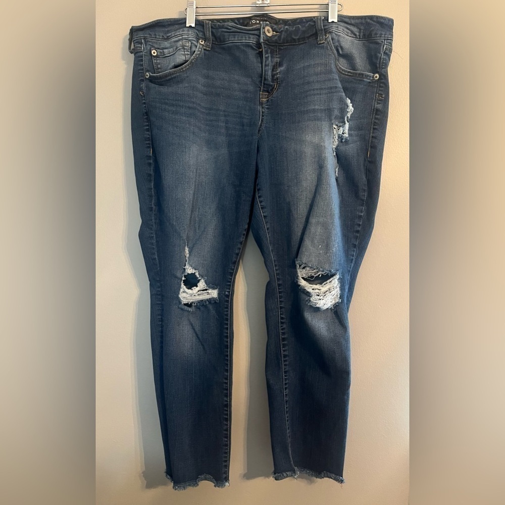 Torrid Perfect Boyfriend Ankle/Crop Premium Stretch Mid-Rise Jean Size 20